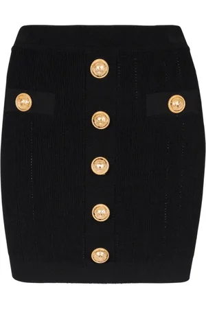 Balmain Knit skirt with buttons