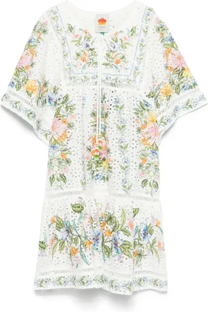 Farm Rio Short Dresses, female, , S, Floral Flared Dress with Front Tie