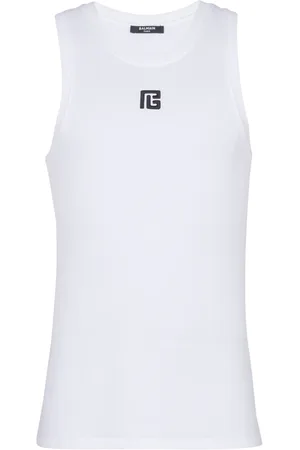Balmain PB embroidered tank top