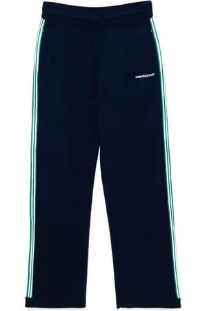 Casablanca Navy Embroidered Logo Drawstring Shorts