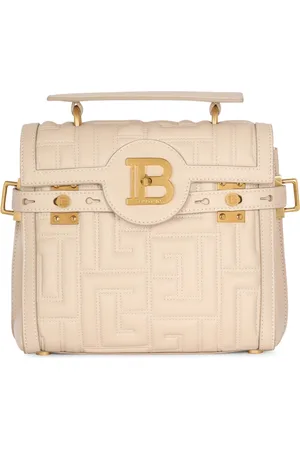 Balmain B-Buzz 23 bag in monogram quilted leather