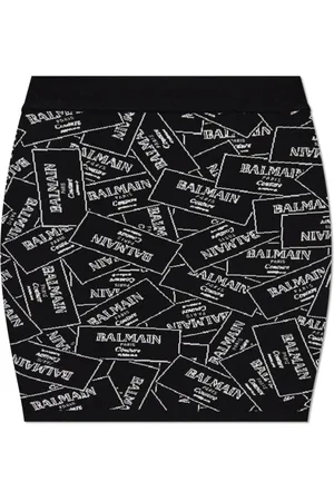 Balmain Short skirt with monogram