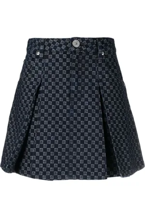 Balmain Cotton Skirt with Triple Loop