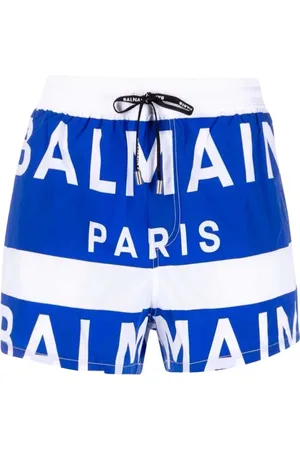 Balmain And white boxer swimwear