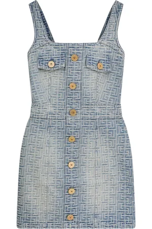 Balmain Dress with Gold Buttons