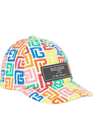 Balmain Kids Monogram Cap in Multicolour