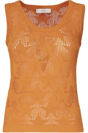 AKEP Sleeveless Tops, female, , L, Star Motif Jumper