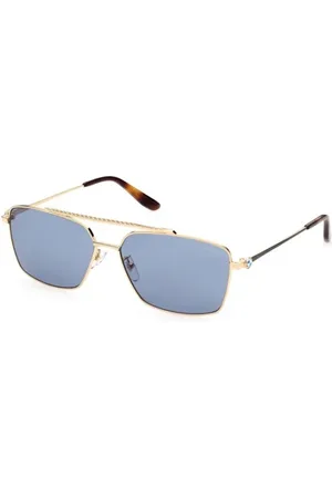BMW Sunglasses, male, , 62 MM, Gold Frame Sunglasses