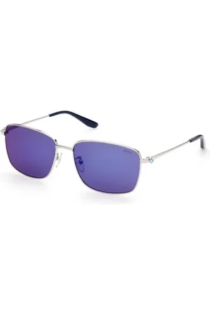BMW Sunglasses, male, , 61 MM, Silver Frame Sunglasses