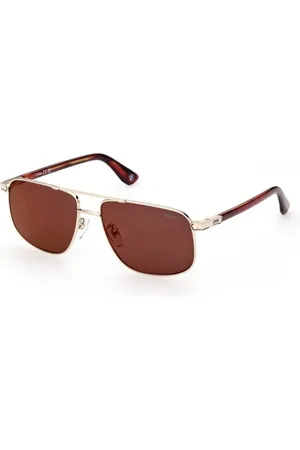 BMW Sunglasses, male, , 57 MM, Gold Mount Sunglasses