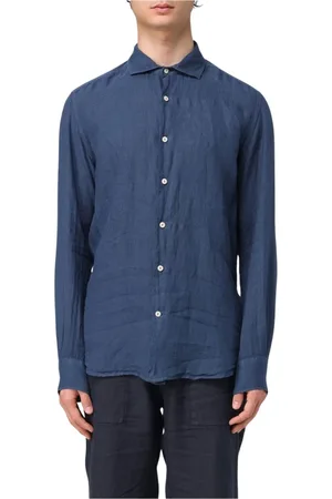 MC2 SAINT BARTH Casual Shirts, male, , XL, Linen Shirt Modern Design