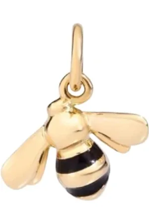 Dodo Jewellery, female, , ONE SIZE, Gold Bee Charm Enamel Jewelry