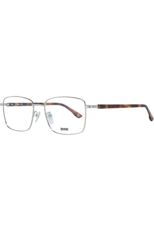 BMW Glasses, male, , ONE SIZE, Metal Full-Rim Eyeglasses Gold Rectangle