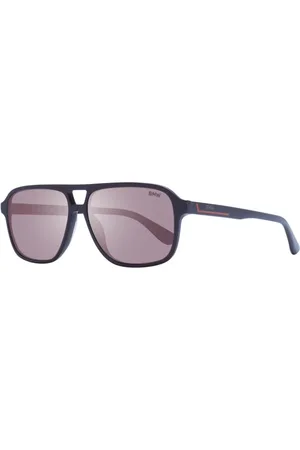 BMW Sunglasses, male, , ONE SIZE, Burgundy Aviator Sunglasses with UV Protection