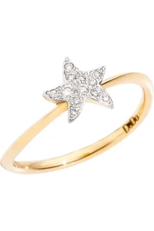 Dodo Gold Starfish Diamond Ring