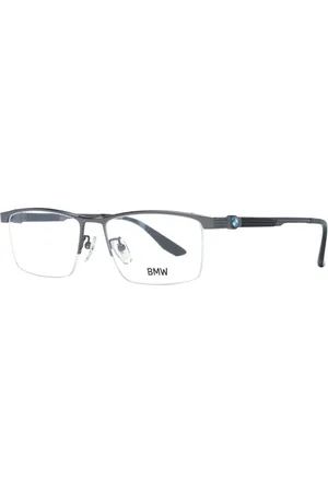 BMW Sunglasses, male, , ONE SIZE, Gunmetal Rectangle Optical Frames