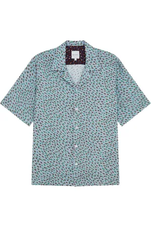 Paul Smith Short Sleeve Shirts, male, , S, Printed Regular Fit Shirt