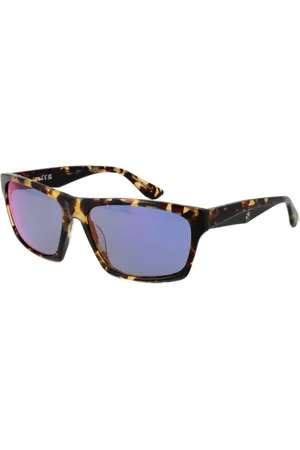 BMW Sunglasses, male, , ONE SIZE, Brown Rectangle Mirrored Sunglasses