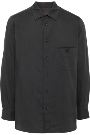 ZIGGY CHEN Charcoal Grey Cotton Blend Shirt