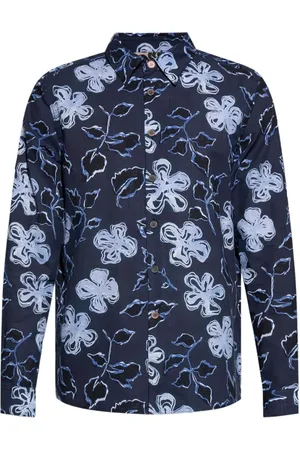 Paul Smith Casual Shirts, male, , 2XL, Yukka Print Shirt