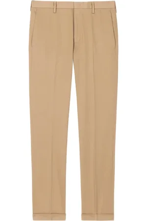 Paul Smith Slim-fit Trousers, male, , W34, Cotton Twill Chinos with Turn Ups