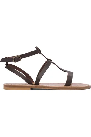 K jacques Flat Sandals, female, , 7 UK, Leather Sandals for Women