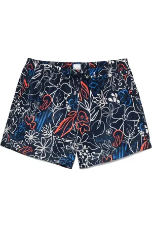 Paul Smith Beachwear, male, , L, Blue Sea Clothing Elasticated Drawstring Waistband