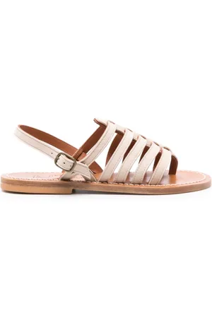 K jacques Flat Sandals, female, , 3 UK, Flat Sandals with Caged Design