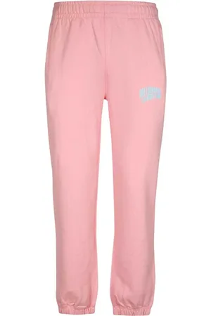 BILLIONAIRE Cotton Track-Trousers with Front Logo Print