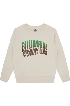 BILLIONAIRE Gradient Arch Logo Sweatshirt in Ivory