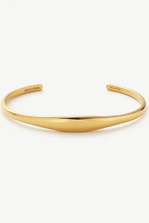 Missoma Classic Cuff Bracelet | 18ct Gold Vermeil