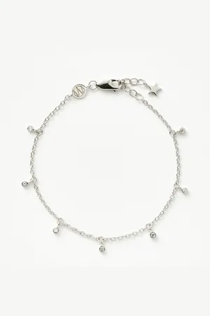 Missoma Interstellar Drop Bracelet | Silver Plated