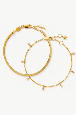 Missoma Interstellar Chain Bracelet Set