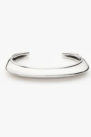 Missoma Hera Dome Statement Cuff Bracelet | Silver Plated