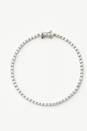 Missoma Classic Tennis Bracelet | Sterling Silver Cubic Zirconia