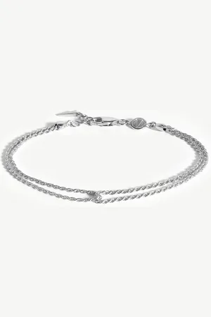 Missoma Double Rope Bracelet | Sterling Silver