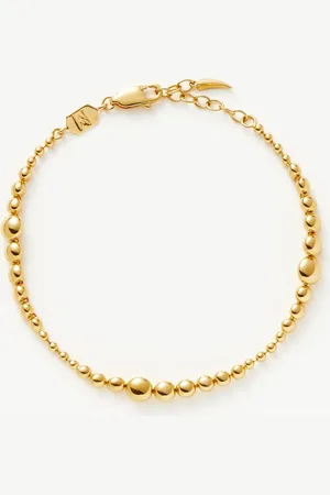 Missoma Graduated Beaded Bracelet | 18ct Gold Vermeil