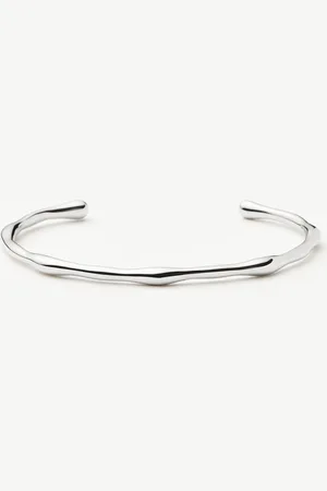 Missoma Molten Cuff Bracelet | Silver Plated