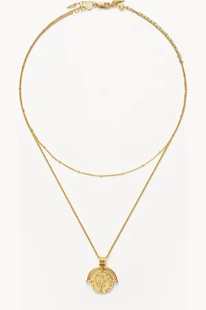 Missoma Lucy Williams Roman Arc Chain Necklace Set | 18ct Gold Vermeil