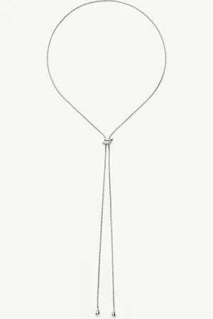 Missoma Savi Slider Lariat Chain Necklace | Sterling Silver