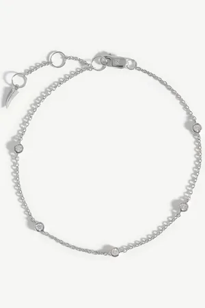 Missoma OLD Fine Floating Diamond Bracelet