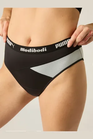PUMA Modibodi Active Hi Cut Full Brief Moderate-Heavy / / 10/S / Moderate Heavy