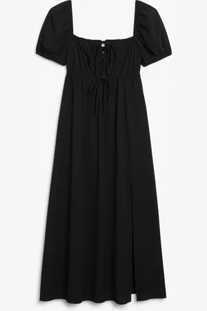 Monki Square neck midi dress