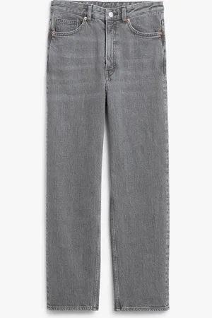Monki Zami extra high waist straight jeans