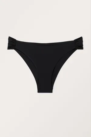 Monki Gathered Low Waist Bikini Briefs