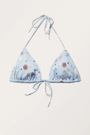 Monki Strappy Triangle Bikini Top