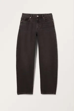 Monki Uma Mid Barrel Jeans