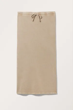 Monki Midi Terry Skirt