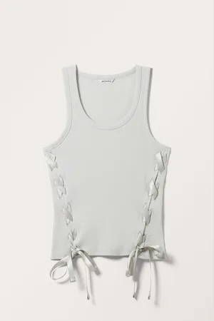 Monki Tie Detailed Tank Top