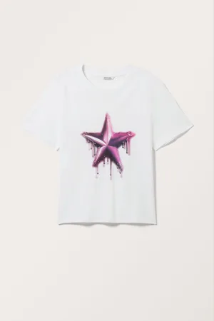 Monki Graphic Printed T-shirt